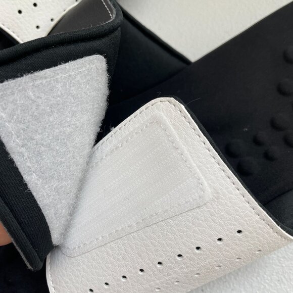 NEW $40 Under Armour Mens Size 17 UA Ignite Pro SL Slide Sandals Black White - Picture 7 of 8